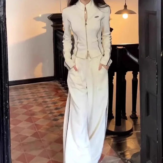 Women's Casual Sportswear Set Slimming High