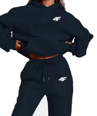 Women Long Sleeve Street Style Casual Outfit Polyester Fabric Trendy Streetwear