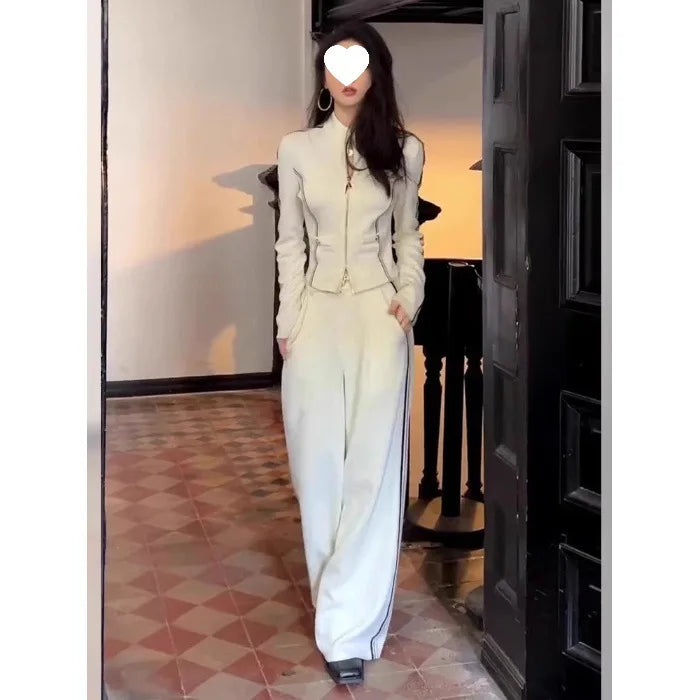 Women's Casual Sportswear Set Slimming High