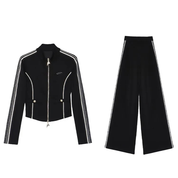 Women's Casual Sportswear Set Slimming High