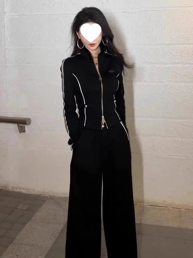 Women's Casual Sportswear Set Slimming High