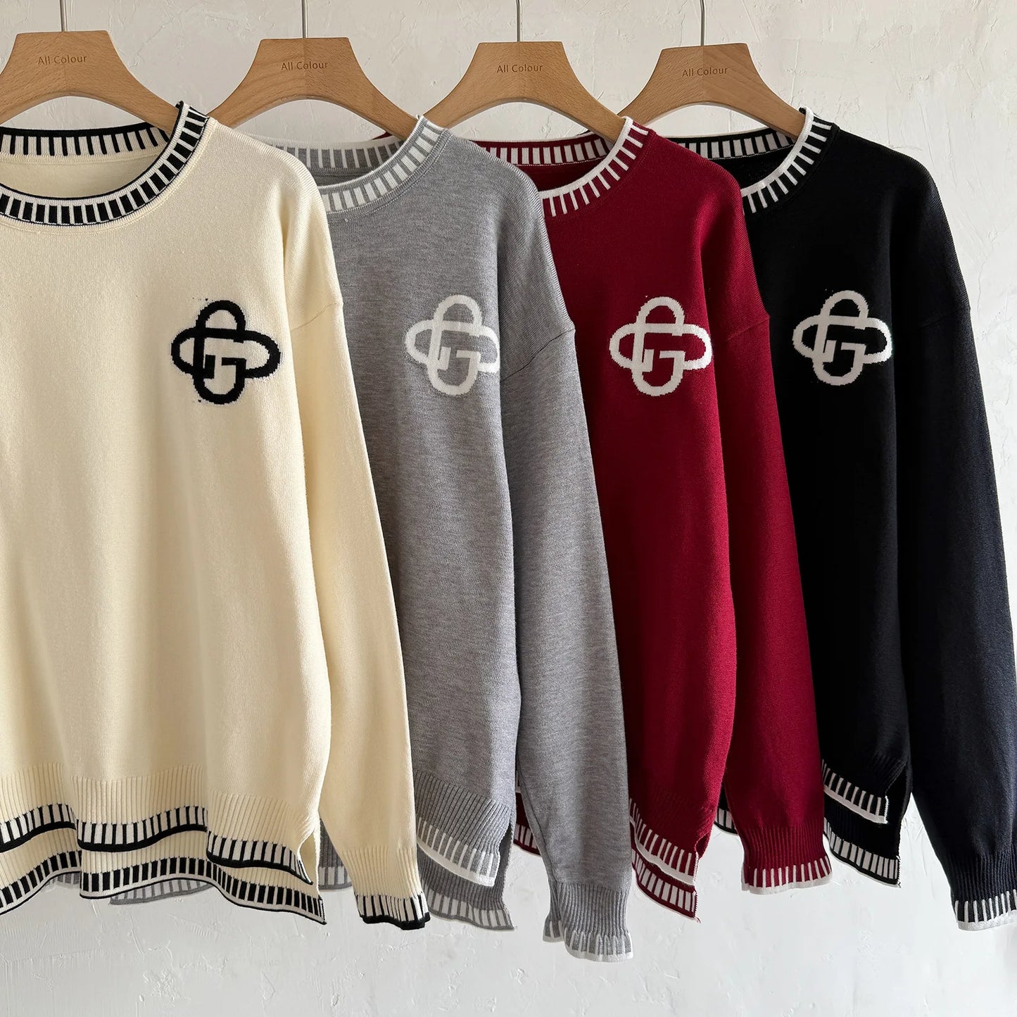 Women's Outfit Casual Sporty Wide Leg Pants Long Sleeve Comfortable Two Piece Suit