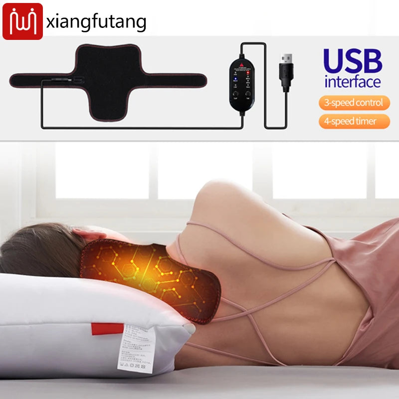 Heating Neck Pad Neck Vibration Massager 3 Temperature
