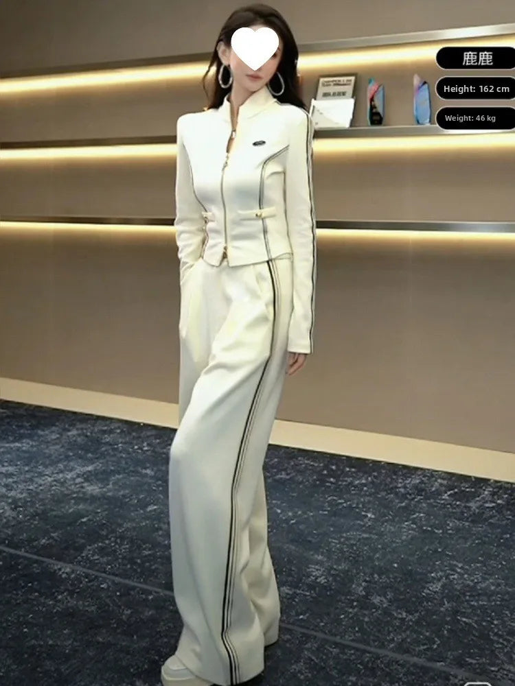 Women's Casual Sportswear Set Slimming High