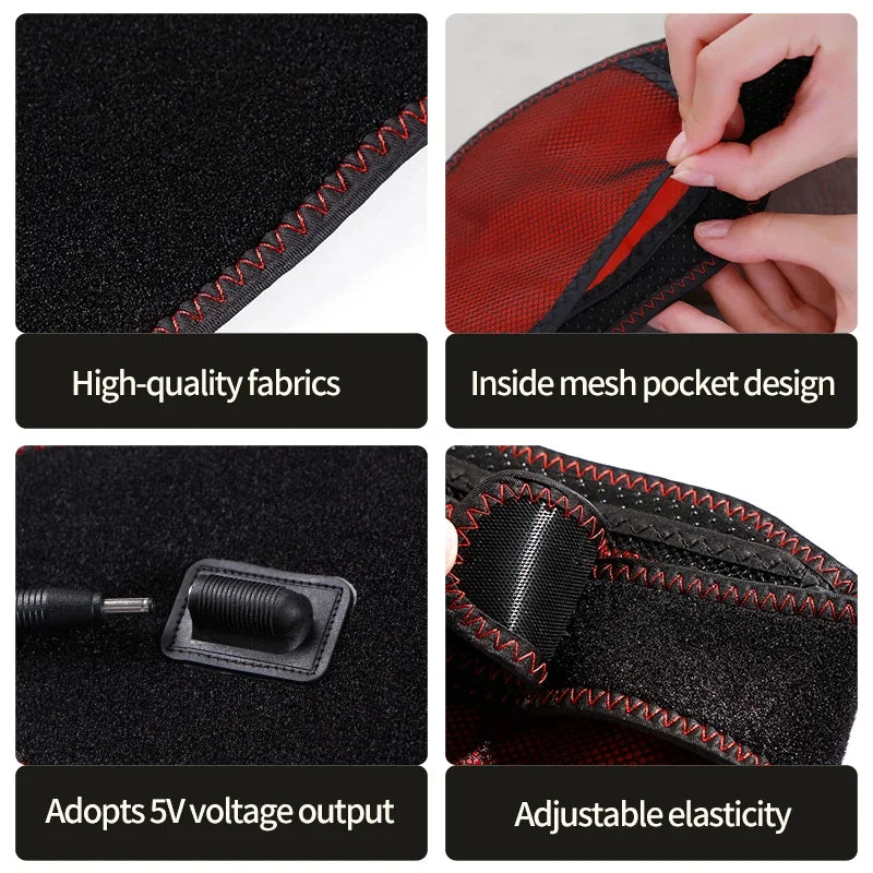 Heating Neck Pad Neck Vibration Massager 3 Temperature