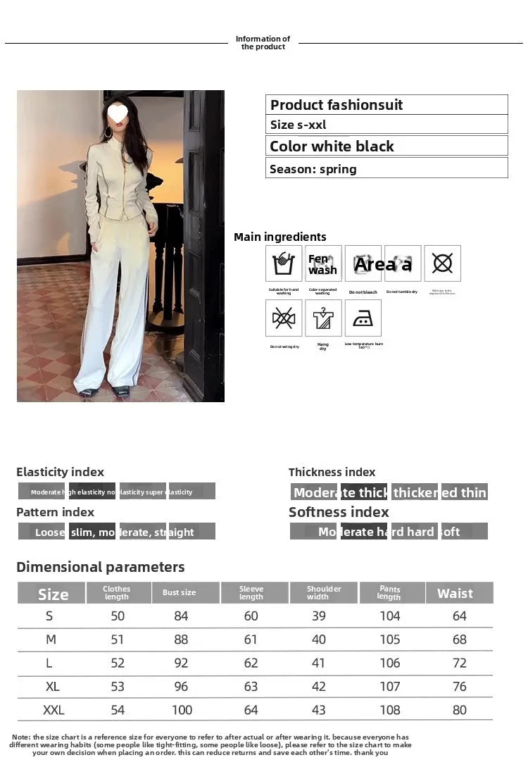 Women's Casual Sportswear Set Slimming High