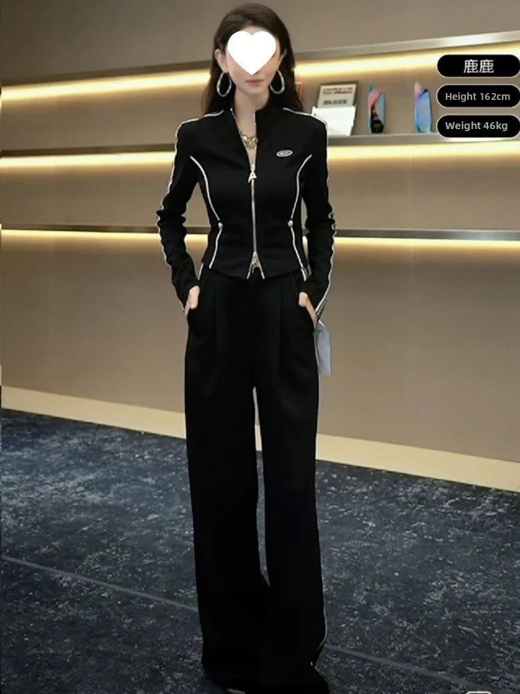 Women's Casual Sportswear Set Slimming High