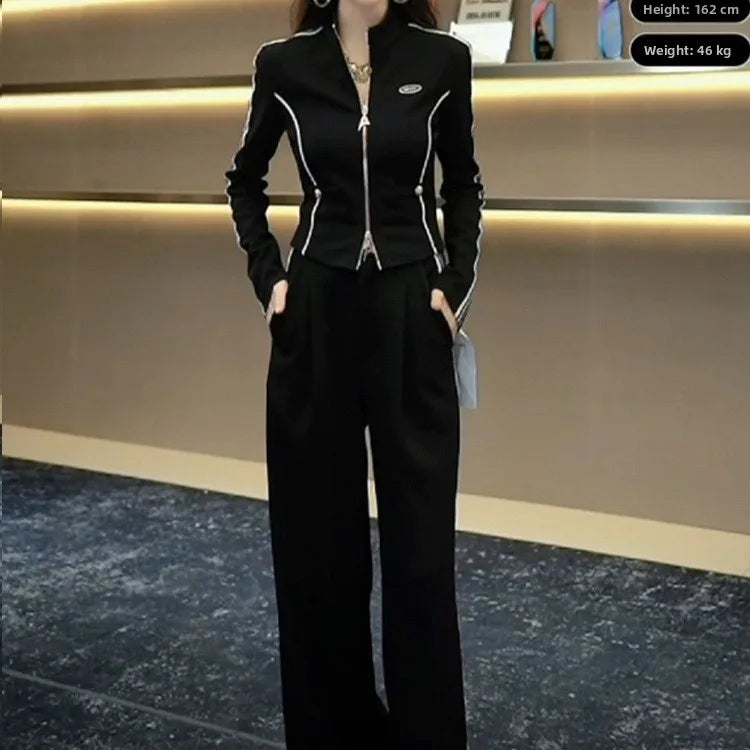 Women's Casual Sportswear Set Slimming High