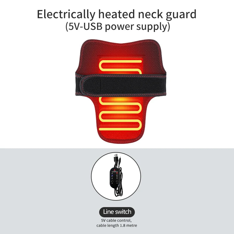 Heating Neck Pad Neck Vibration Massager 3 Temperature