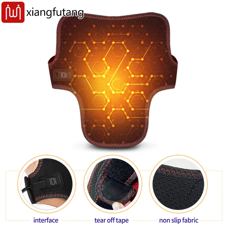 Heating Neck Pad Neck Vibration Massager 3 Temperature