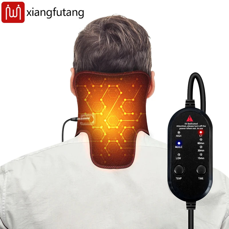 Heating Neck Pad Neck Vibration Massager 3 Temperature